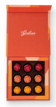 GOSLINO CIOCC.SCAT.PRALINE GR.95 SELEZIONE ROSE
